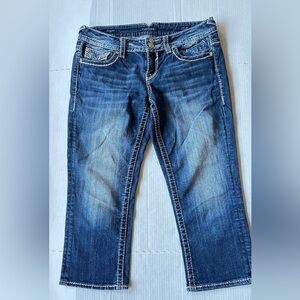 Vigoss Chelsea Capri Jeans Womens Size 9/10